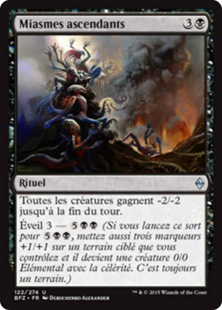 Miasmes ascendants — Battle for Zendikar — Magic: The Gathering