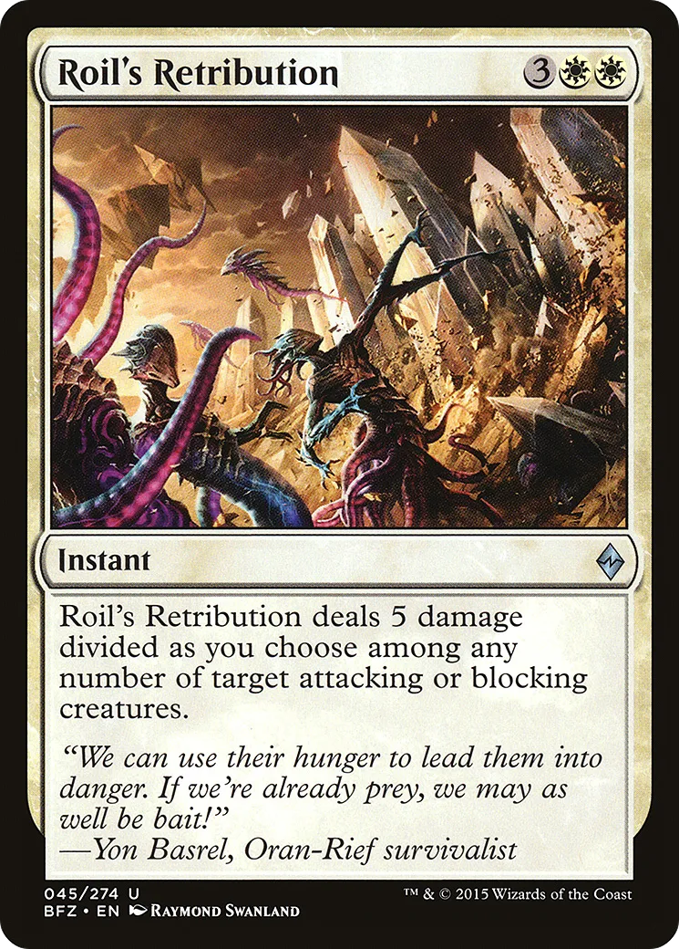 Châtiment du Roulis — Battle for Zendikar — Magic: The Gathering