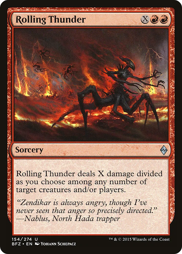Rolling Thunder — Battle for Zendikar — Magic: The Gathering
