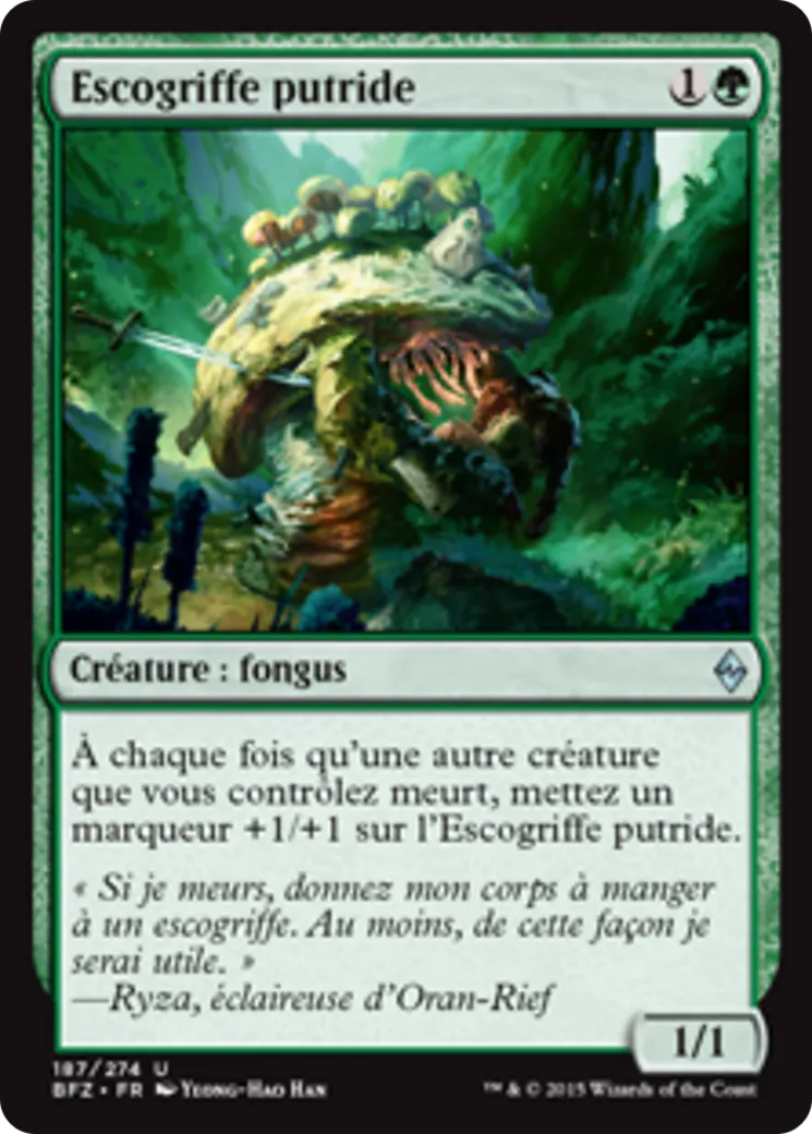 Escogriffe putride — Battle for Zendikar — Magic: The Gathering