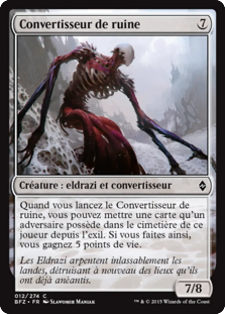 Convertisseur de ruine — Battle for Zendikar — Magic: The Gathering