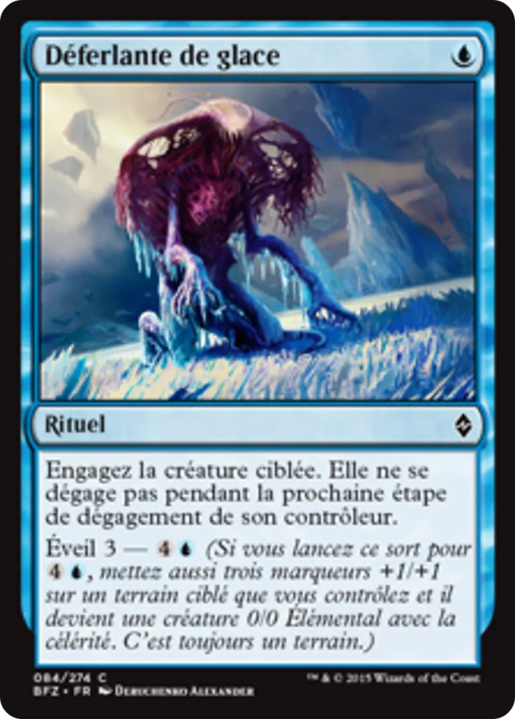 Déferlante de glace — Battle for Zendikar — Magic: The Gathering