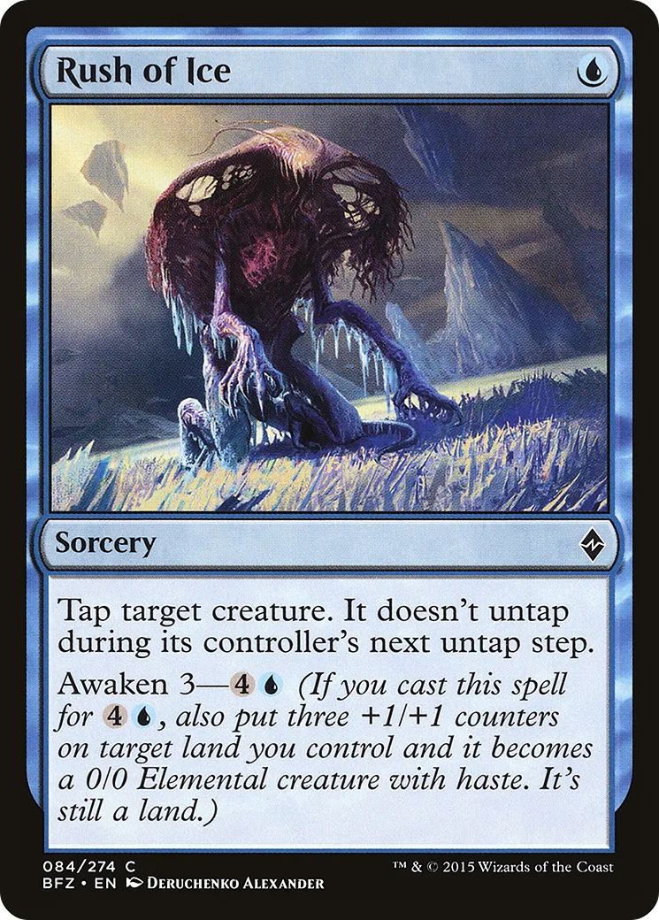 Déferlante de glace — Battle for Zendikar — Magic: The Gathering