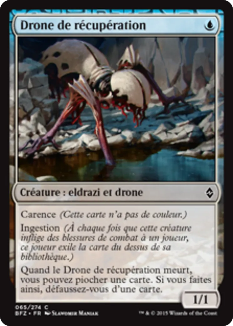 Drone de récupération — Battle for Zendikar — Magic: The Gathering
