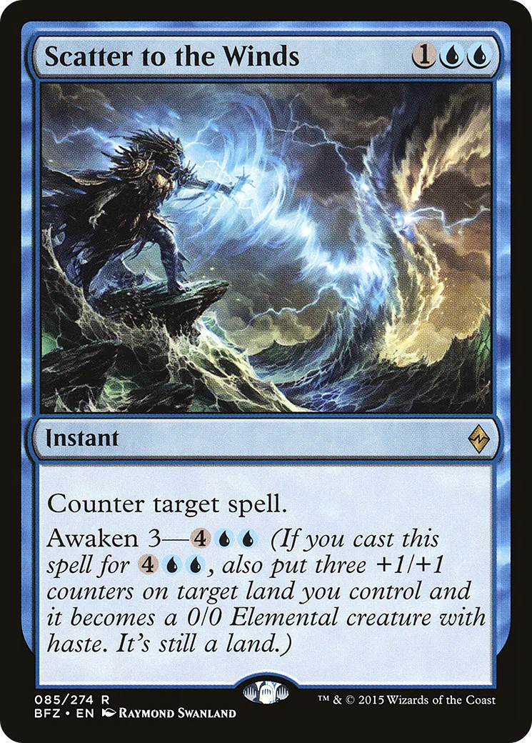 Scatter to the Winds — Battle for Zendikar — Magic: The Gathering