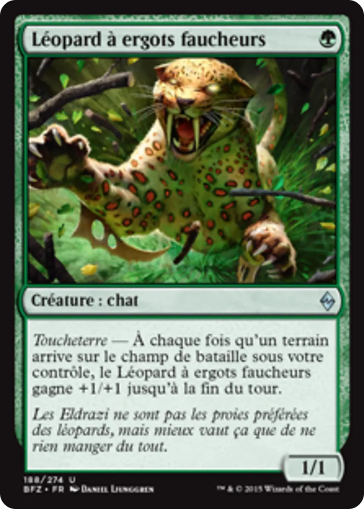 Léopard à ergots faucheurs from Battle for Zendikar - Magic: The Gathering