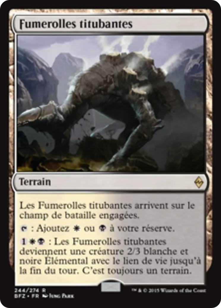 Fumerolles titubantes — Battle for Zendikar — Magic: The Gathering