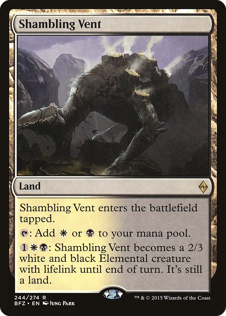 Shambling Vent — Battle for Zendikar — Magic: The Gathering