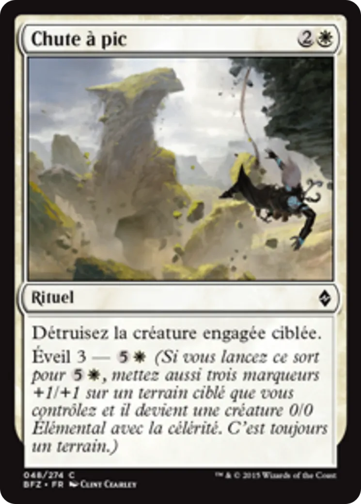 Chute à pic — Battle for Zendikar — Magic: The Gathering