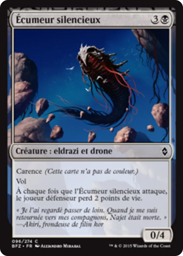 Écumeur silencieux — Battle for Zendikar — Magic: The Gathering