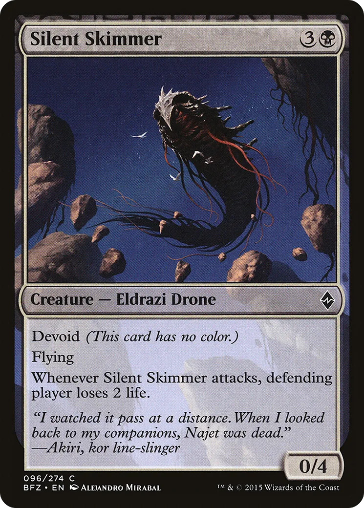 Silent Skimmer — Battle for Zendikar — Magic: The Gathering