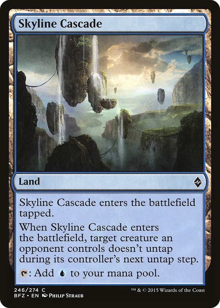 Skyline Cascade — Battle for Zendikar — Magic: The Gathering