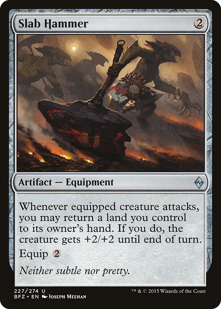 Marteau monolithique — Battle for Zendikar — Magic: The Gathering