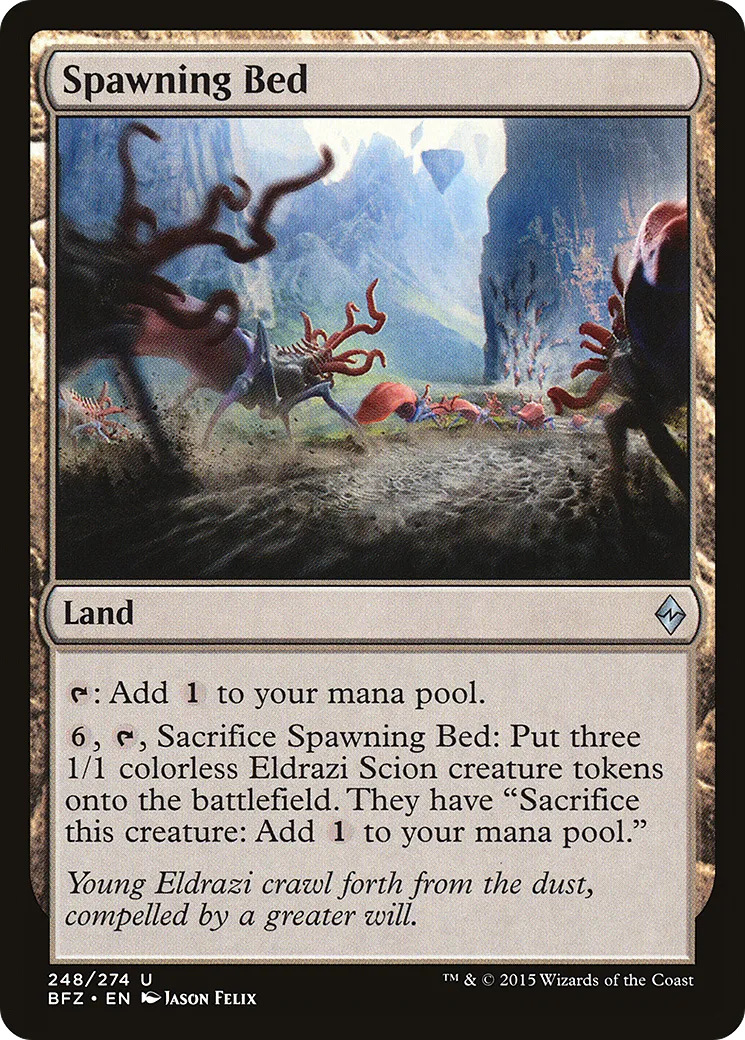 Spawning Bed — Battle for Zendikar — Magic: The Gathering