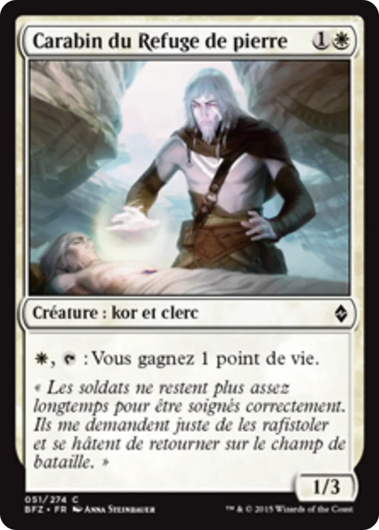 Carabin du Refuge de pierre — Battle for Zendikar — Magic: The Gathering