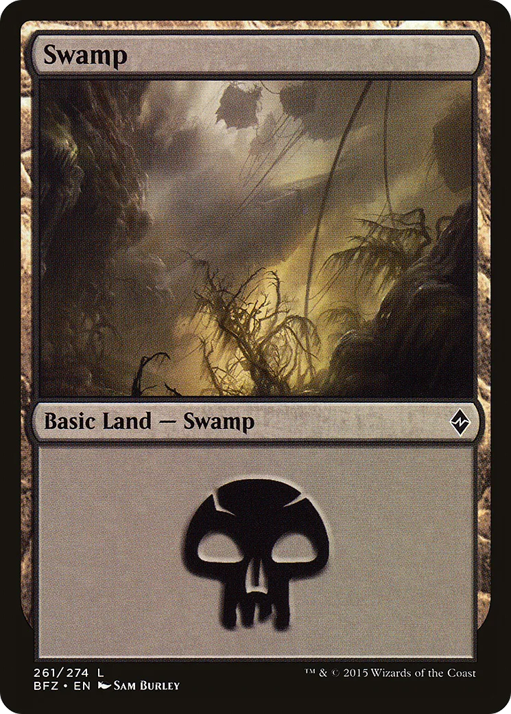Swamp — Battle for Zendikar — Magic: The Gathering