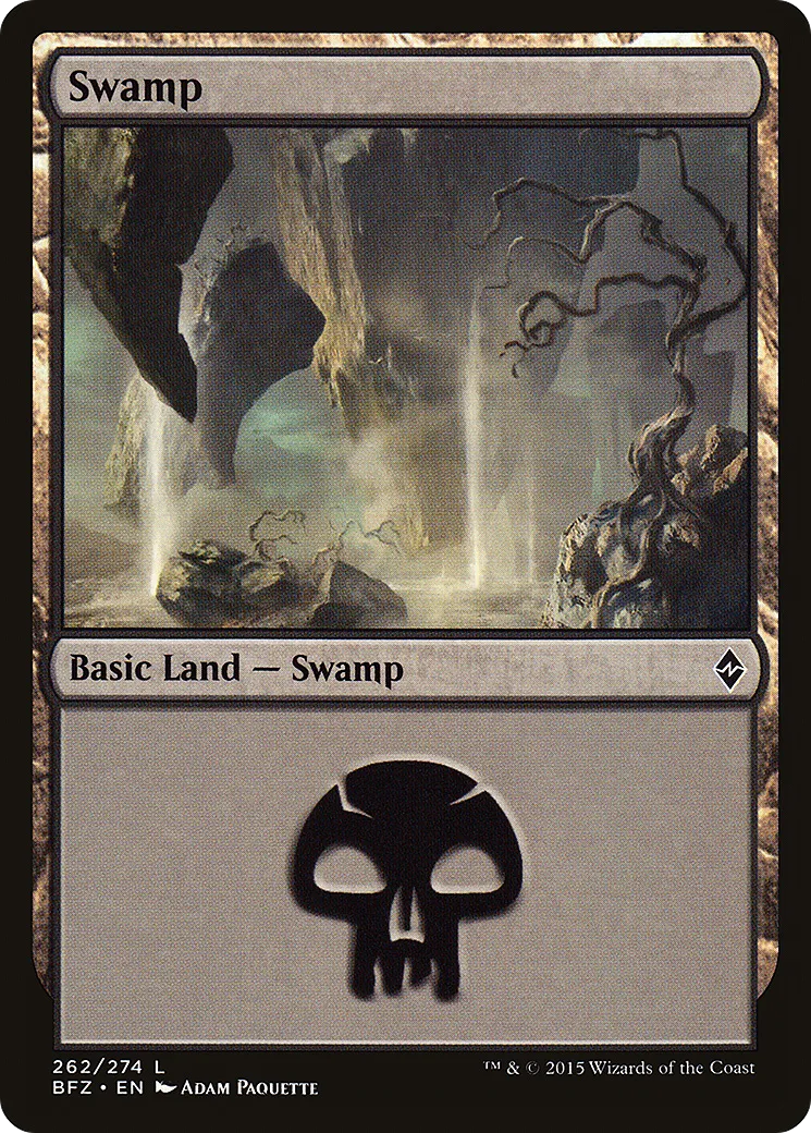 Swamp — Battle for Zendikar — Magic: The Gathering