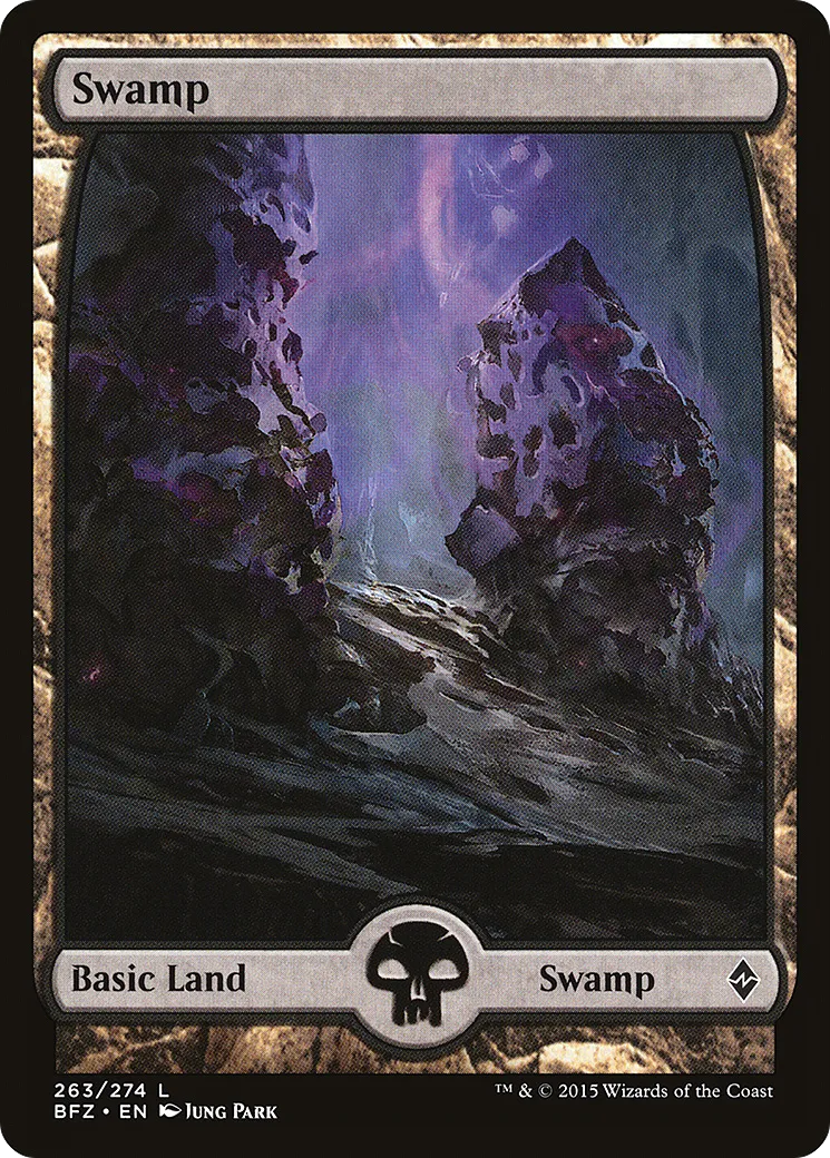 Swamp — Battle for Zendikar — Magic: The Gathering
