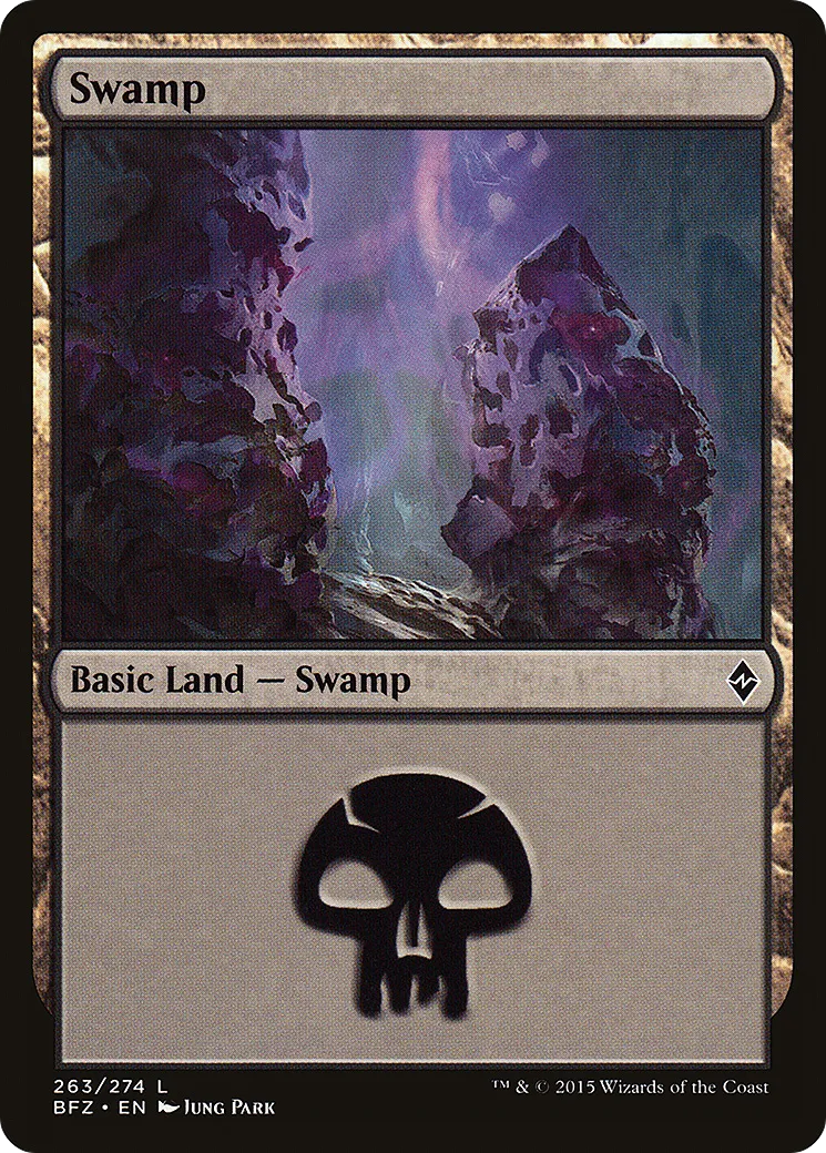 Swamp — Battle for Zendikar — Magic: The Gathering