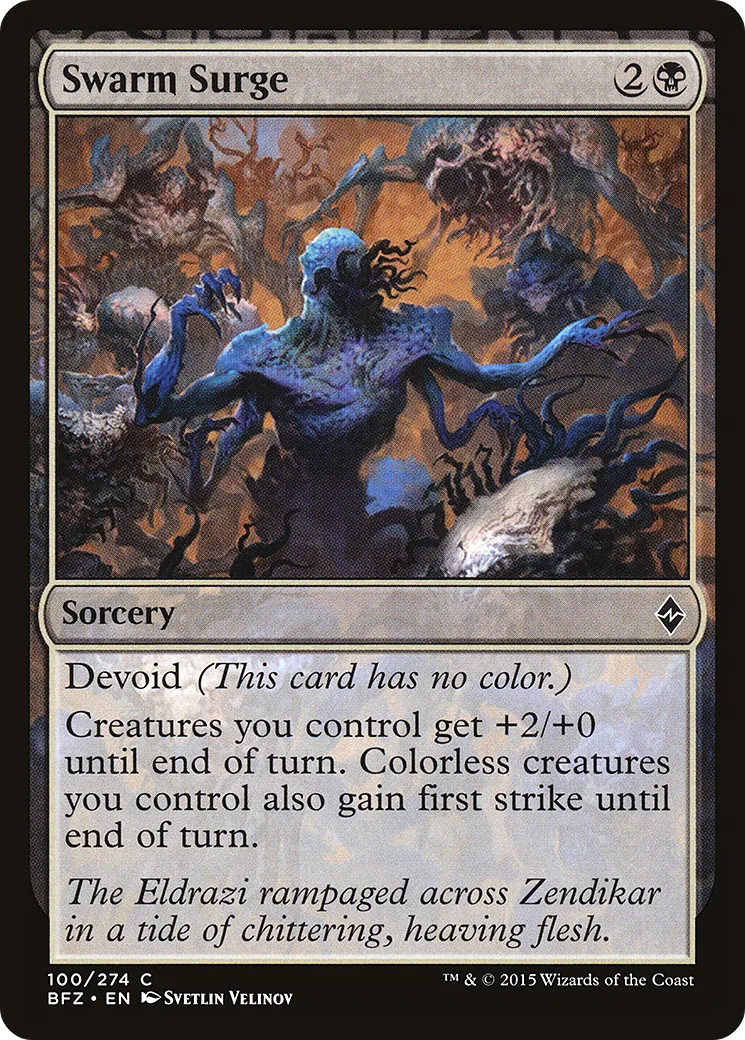 Swarm Surge from Battle for Zendikar - Magic: The Gathering