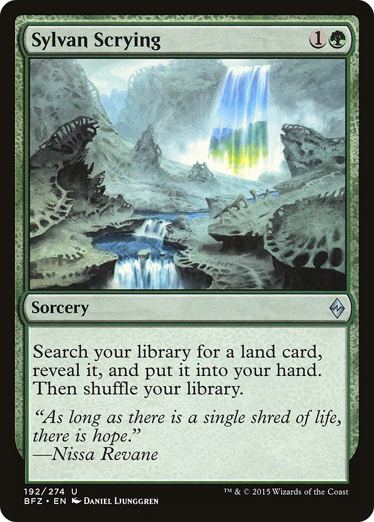 Regard sylvestre — Battle for Zendikar — Magic: The Gathering