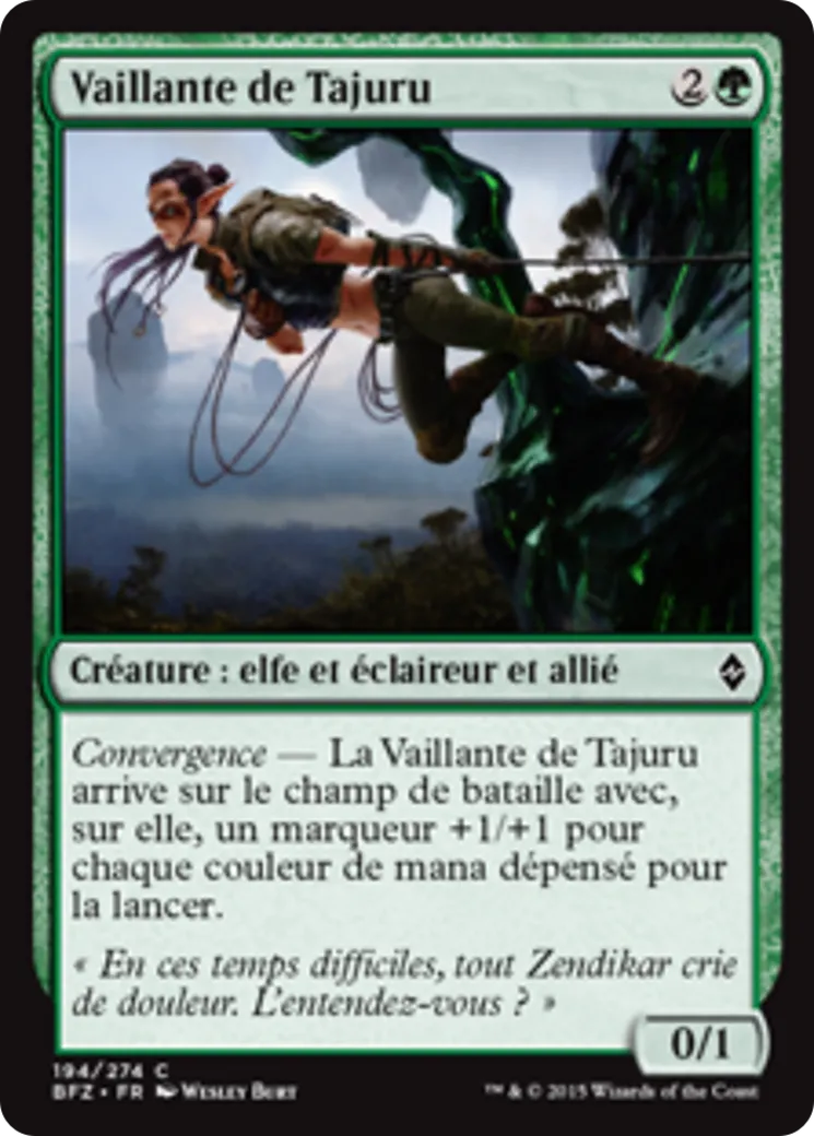 Vaillante de Tajuru from Battle for Zendikar - Magic: The Gathering
