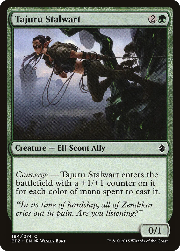 Vaillante de Tajuru — Battle for Zendikar — Magic: The Gathering