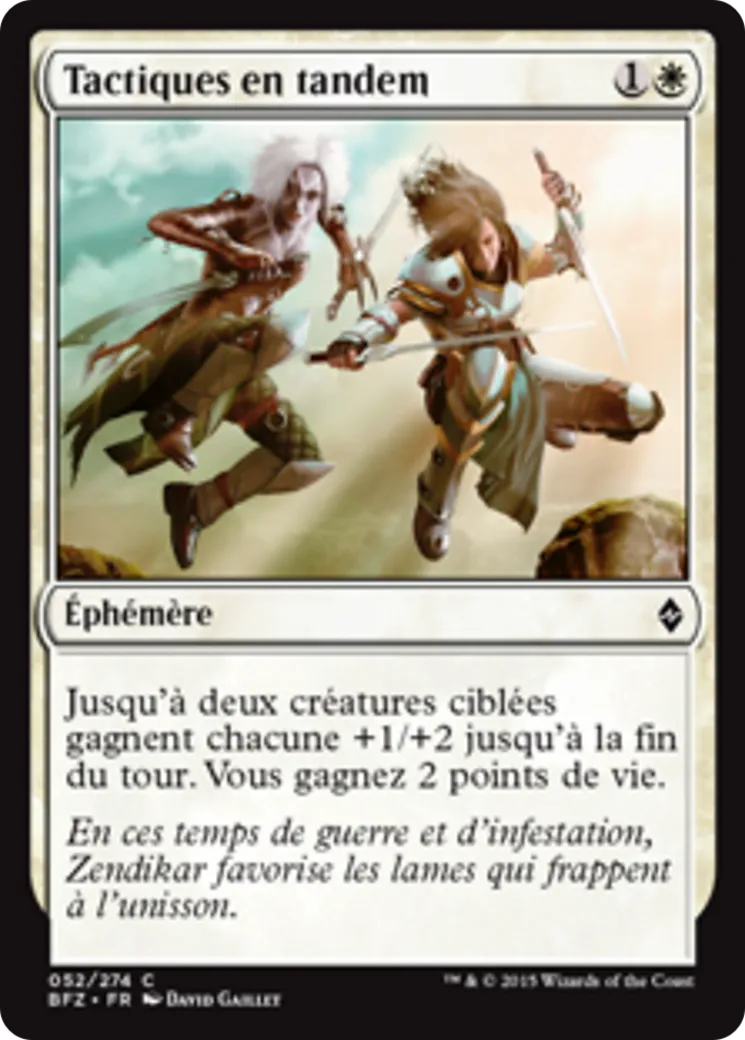 Tactiques en tandem — Battle for Zendikar — Magic: The Gathering