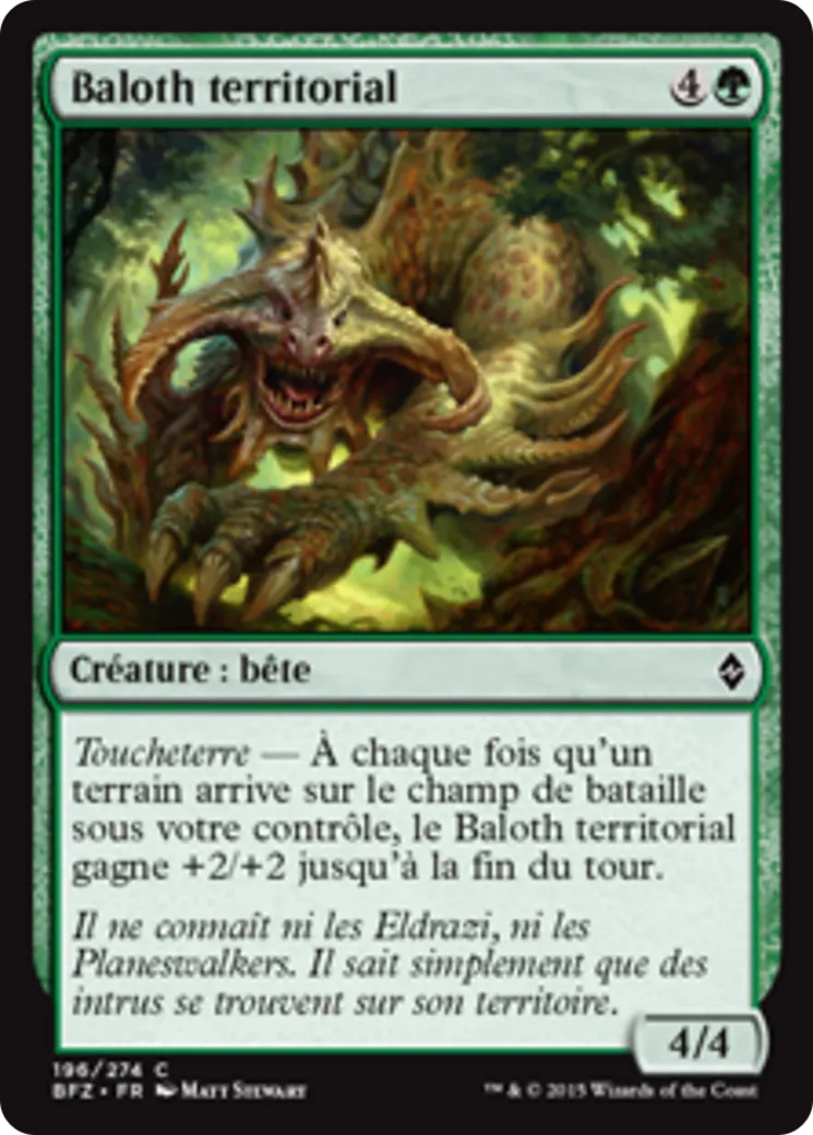 Baloth territorial — Battle for Zendikar — Magic: The Gathering