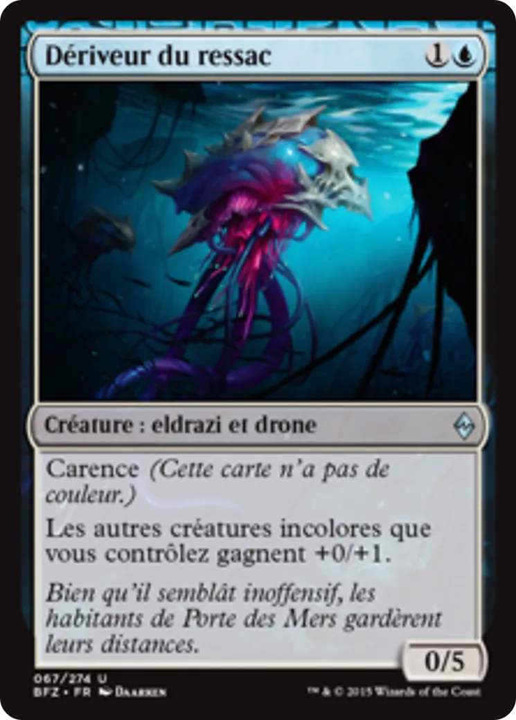 Dériveur du ressac — Battle for Zendikar — Magic: The Gathering
