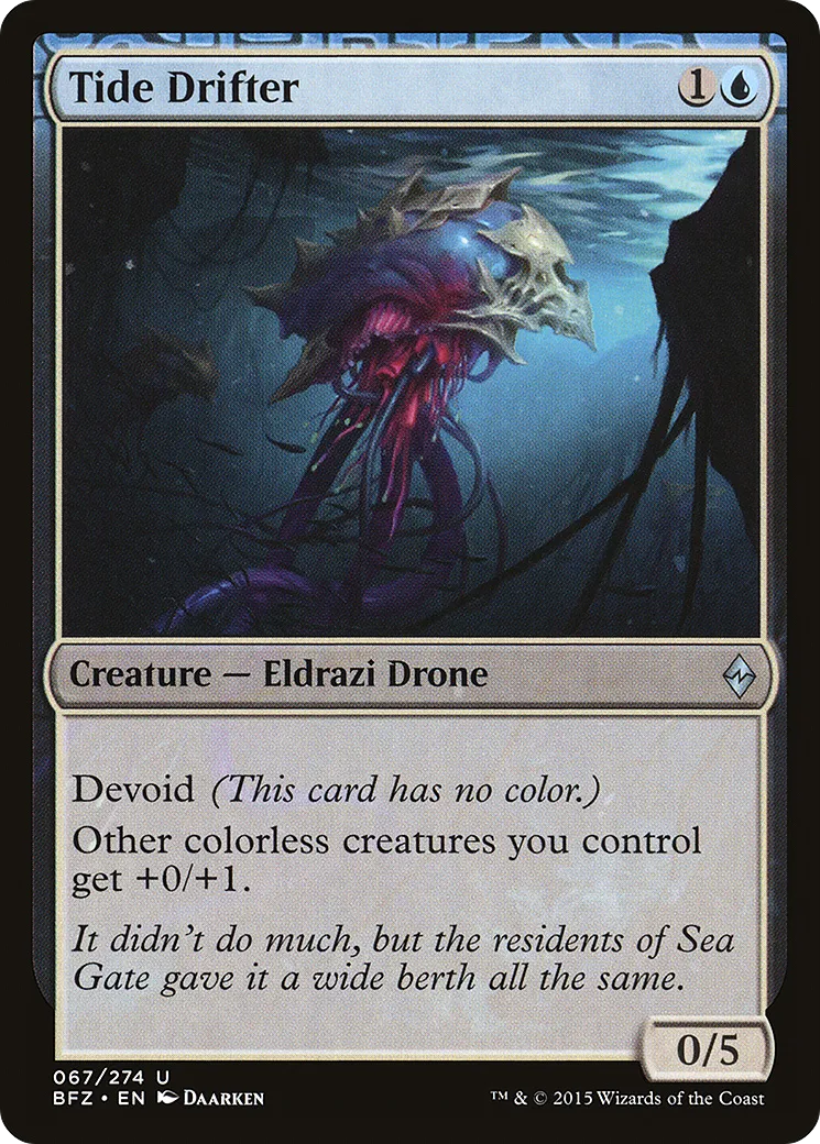 Dériveur du ressac — Battle for Zendikar — Magic: The Gathering