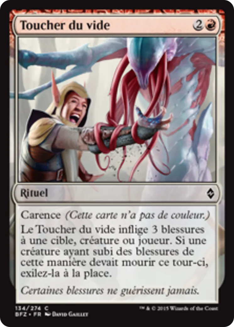 Toucher du vide — Battle for Zendikar — Magic: The Gathering