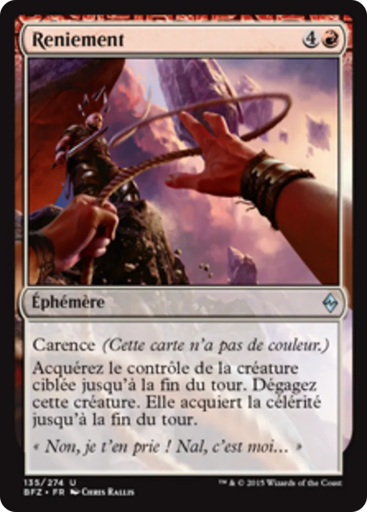 Reniement — Battle for Zendikar — Magic: The Gathering