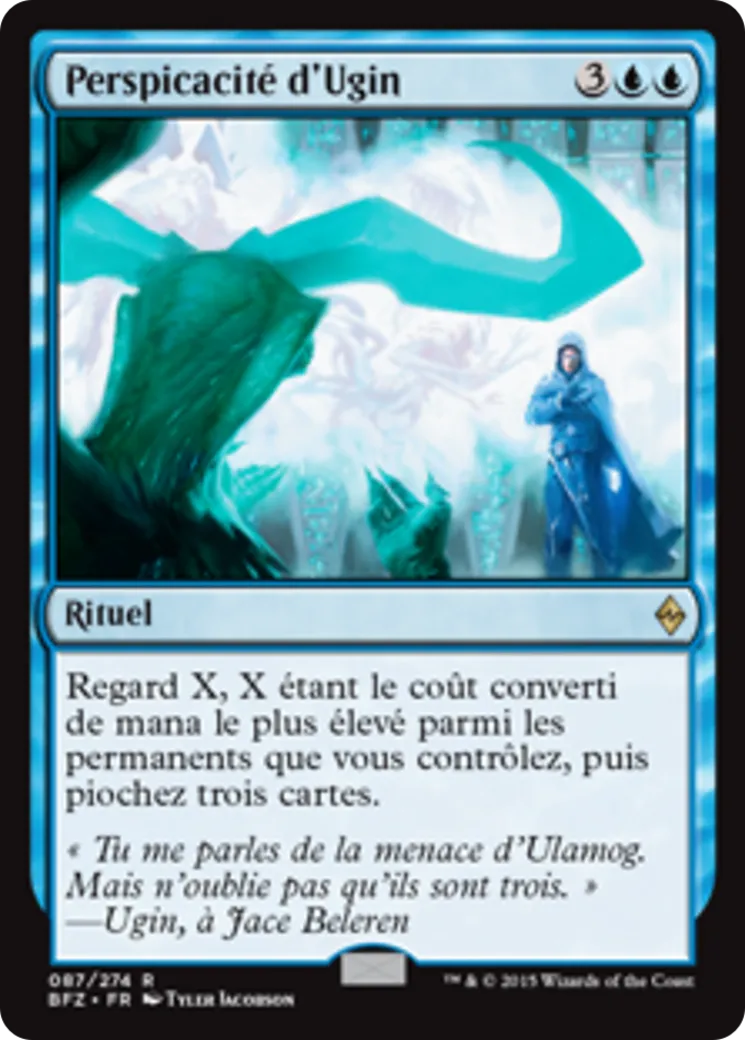 Perspicacité d'Ugin — Battle for Zendikar — Magic: The Gathering