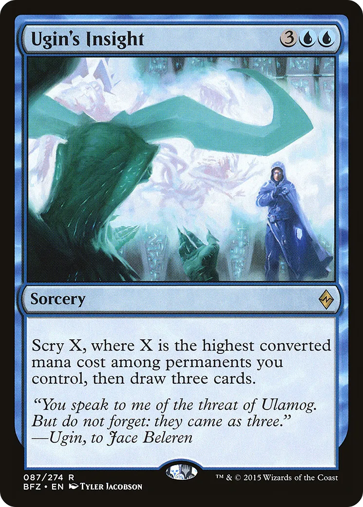 Perspicacité d'Ugin — Battle for Zendikar — Magic: The Gathering