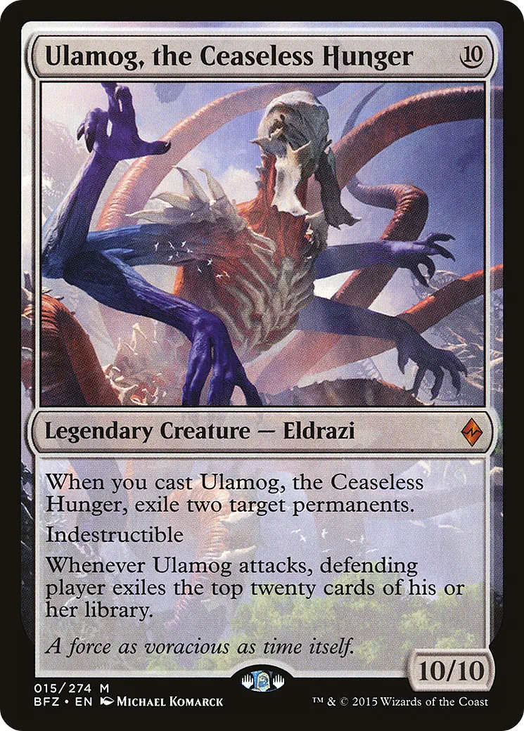 Ulamog, la Voracité insatiable — Battle for Zendikar — Magic: The Gathering