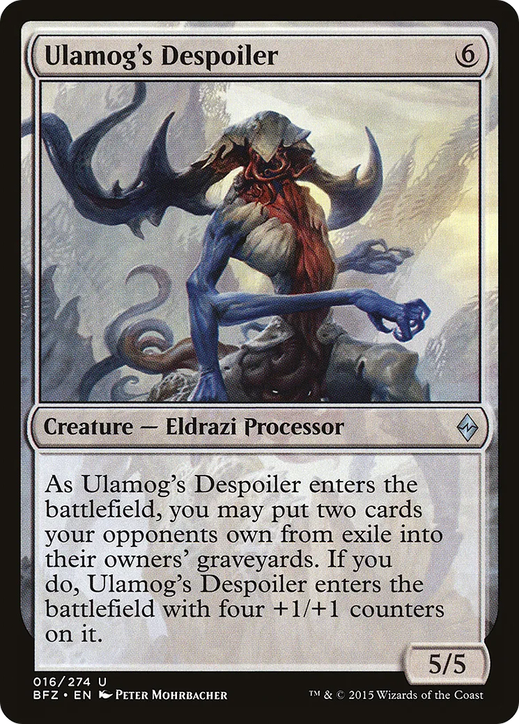 Spoliateur d'Ulamog — Battle for Zendikar — Magic: The Gathering