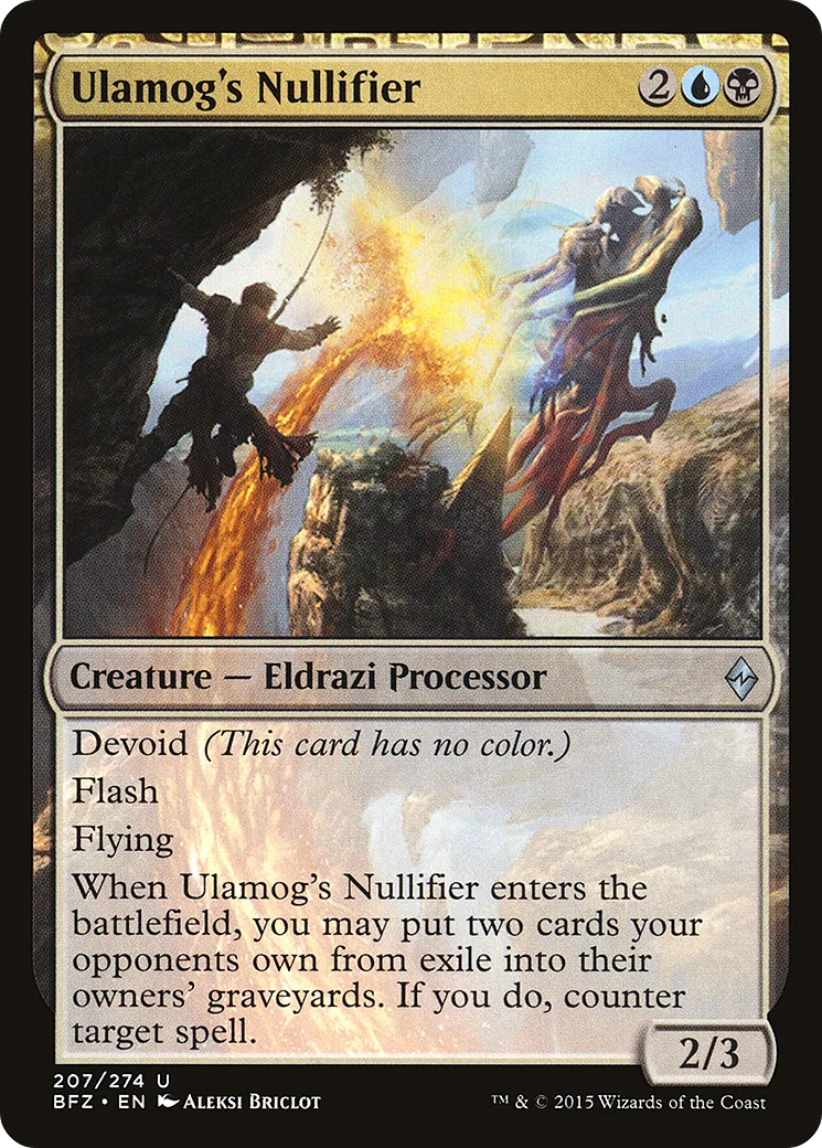 Annulateur d'Ulamog — Battle for Zendikar — Magic: The Gathering