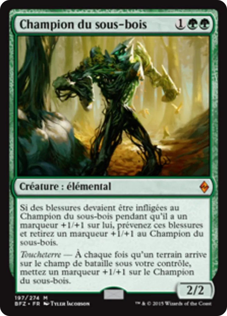 Champion du sous-bois — Battle for Zendikar — Magic: The Gathering