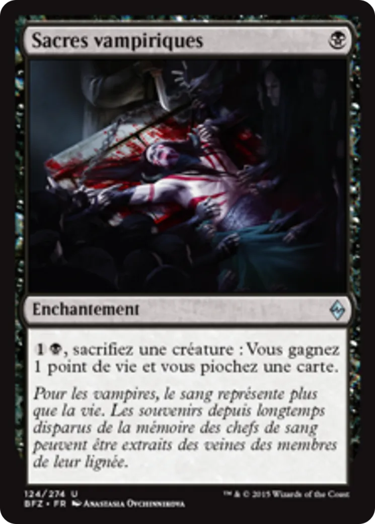 Sacres vampiriques — Battle for Zendikar — Magic: The Gathering