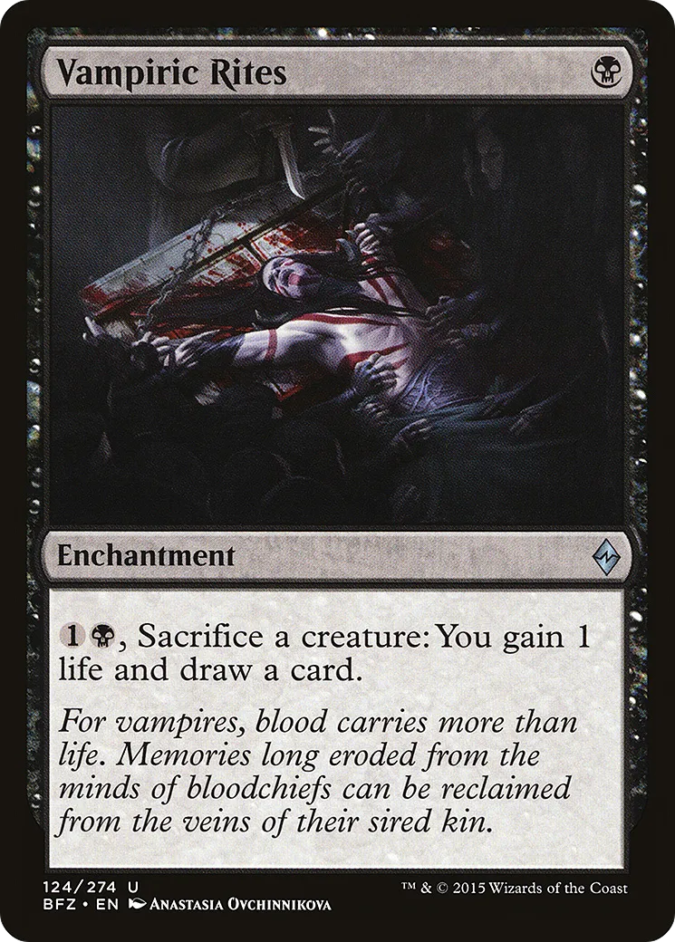 Sacres vampiriques — Battle for Zendikar — Magic: The Gathering