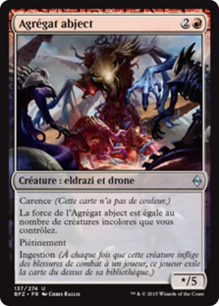 Agrégat abject from Battle for Zendikar - Magic: The Gathering