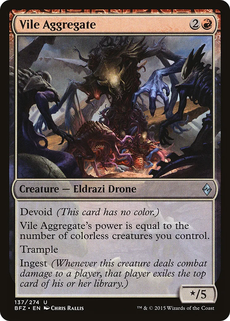 Agrégat abject — Battle for Zendikar — Magic: The Gathering