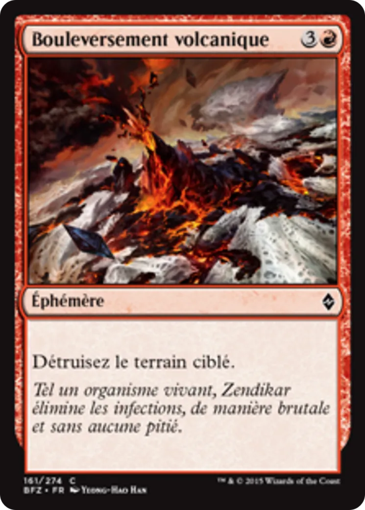 Bouleversement volcanique — Battle for Zendikar — Magic: The Gathering
