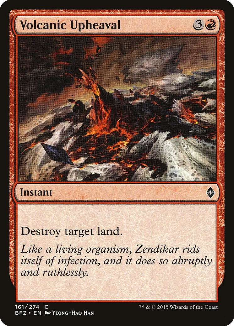 Volcanic Upheaval — Battle for Zendikar — Magic: The Gathering