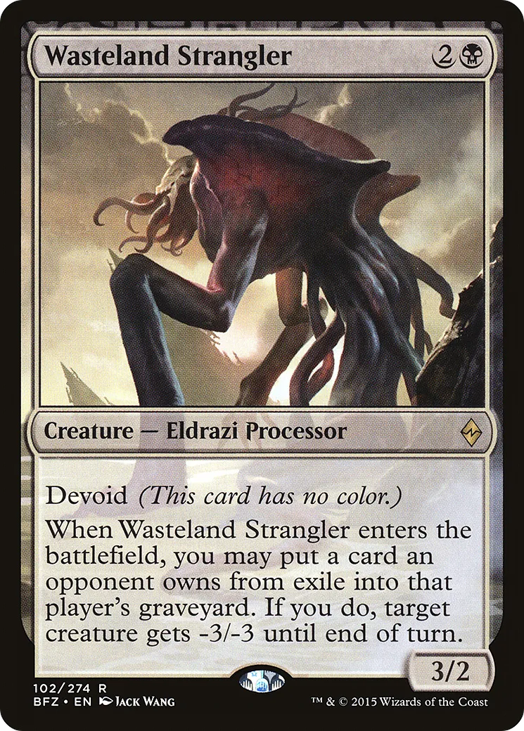 Étrangleur des terres dévastées — Battle for Zendikar — Magic: The Gathering