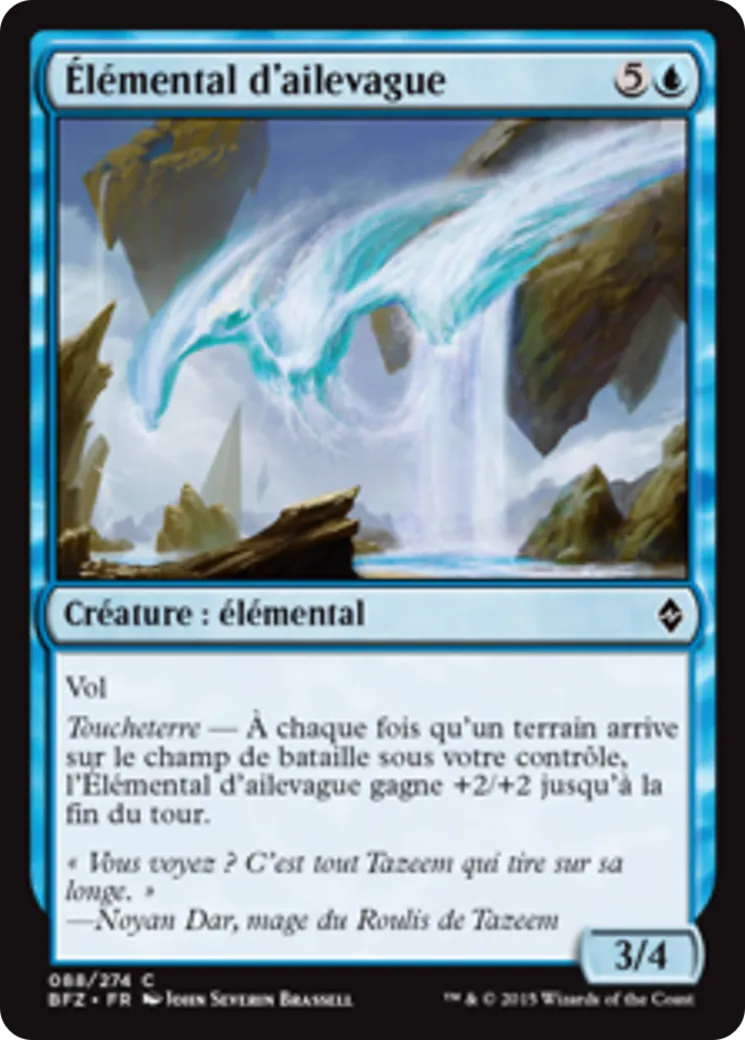 Élémental d'ailevague from Battle for Zendikar - Magic: The Gathering