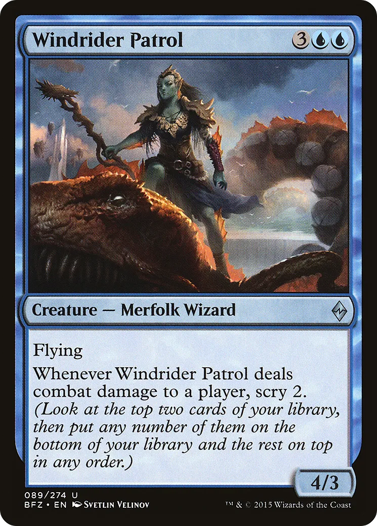 Windrider Patrol — Battle for Zendikar — Magic: The Gathering