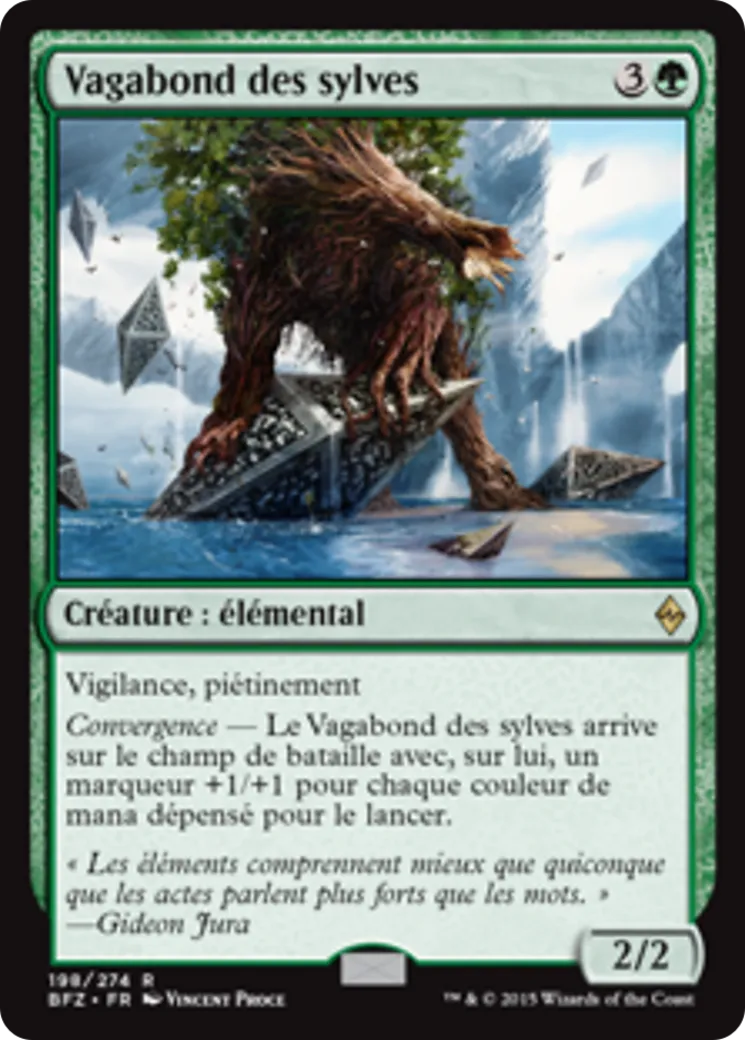Vagabond des sylves — Battle for Zendikar — Magic: The Gathering