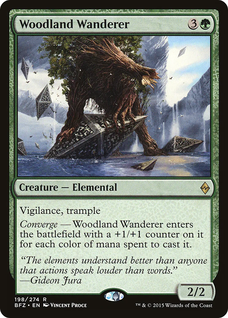 Vagabond des sylves — Battle for Zendikar — Magic: The Gathering